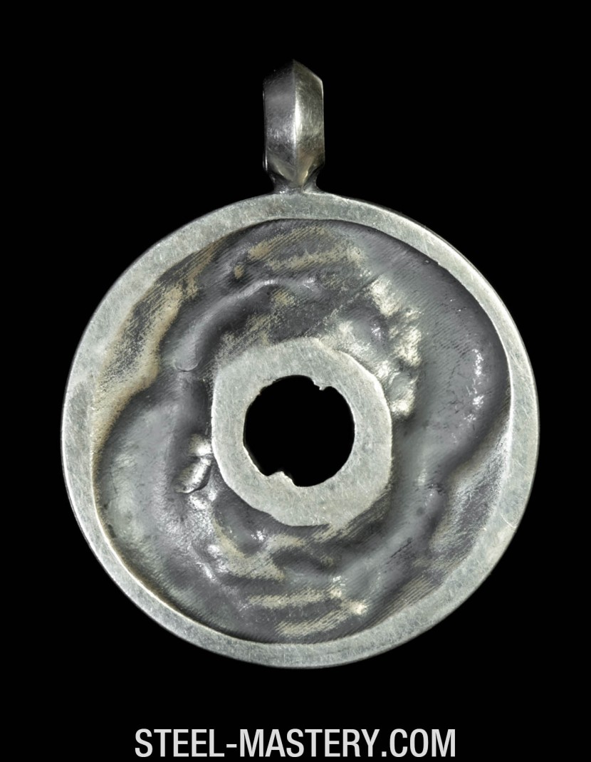 Odins ravens Huginn and Muninn - Viking talisman photo made by Steel-mastery.com