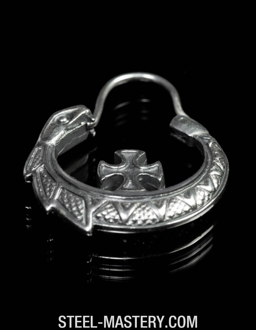 Cossack Men's Ethno-Slavic earring  photo made by Steel-mastery.com