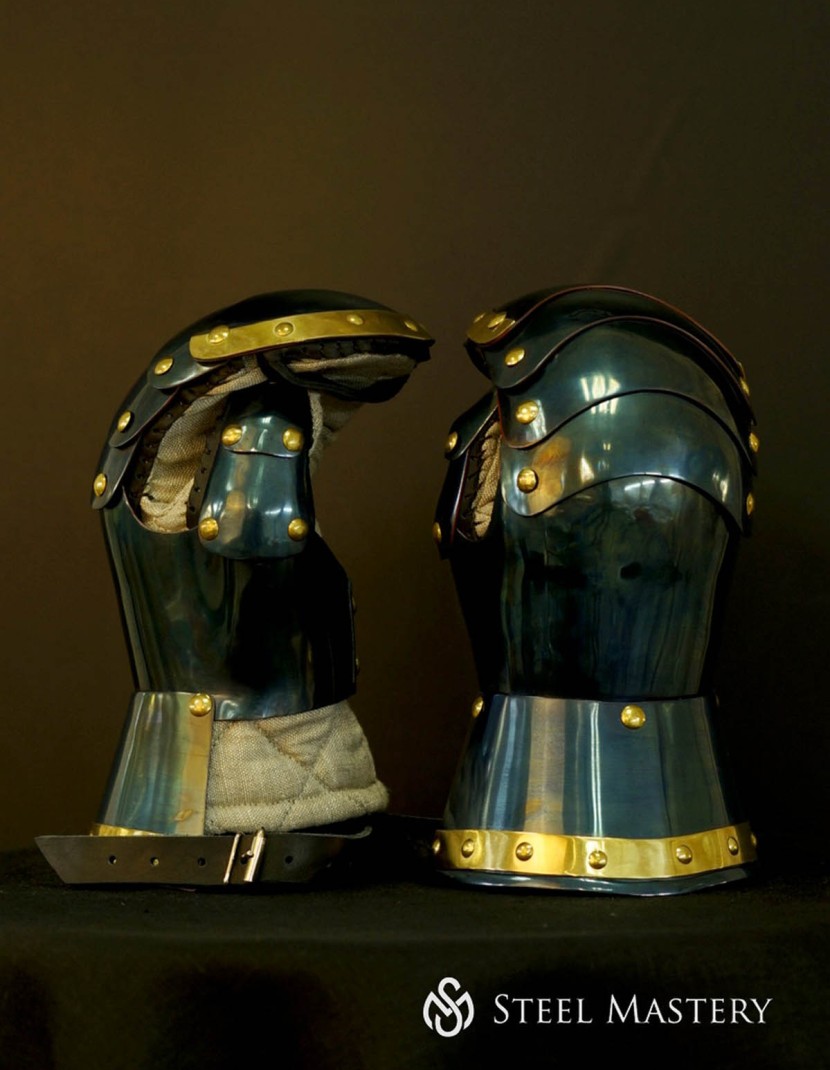 Plate gloves for modern sword fencing photo made by Steel-mastery.com