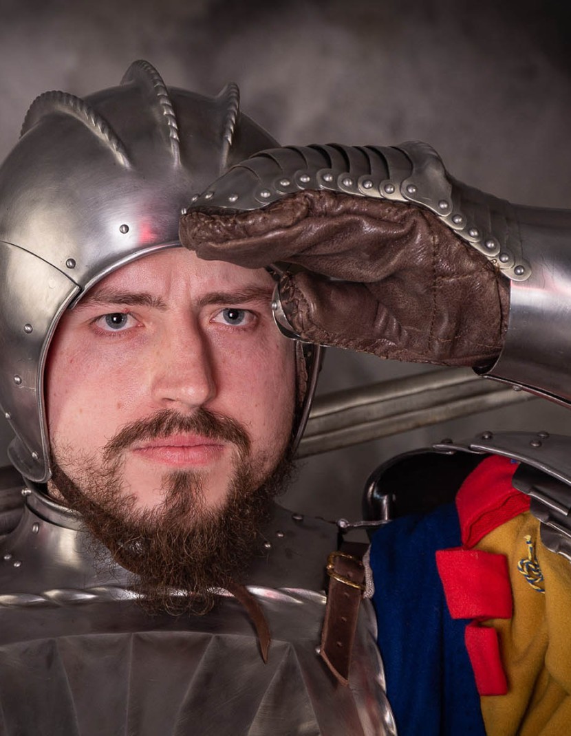 LANDSKNECHT PLATE GLOVES, XVI CENTURY photo made by Steel-mastery.com