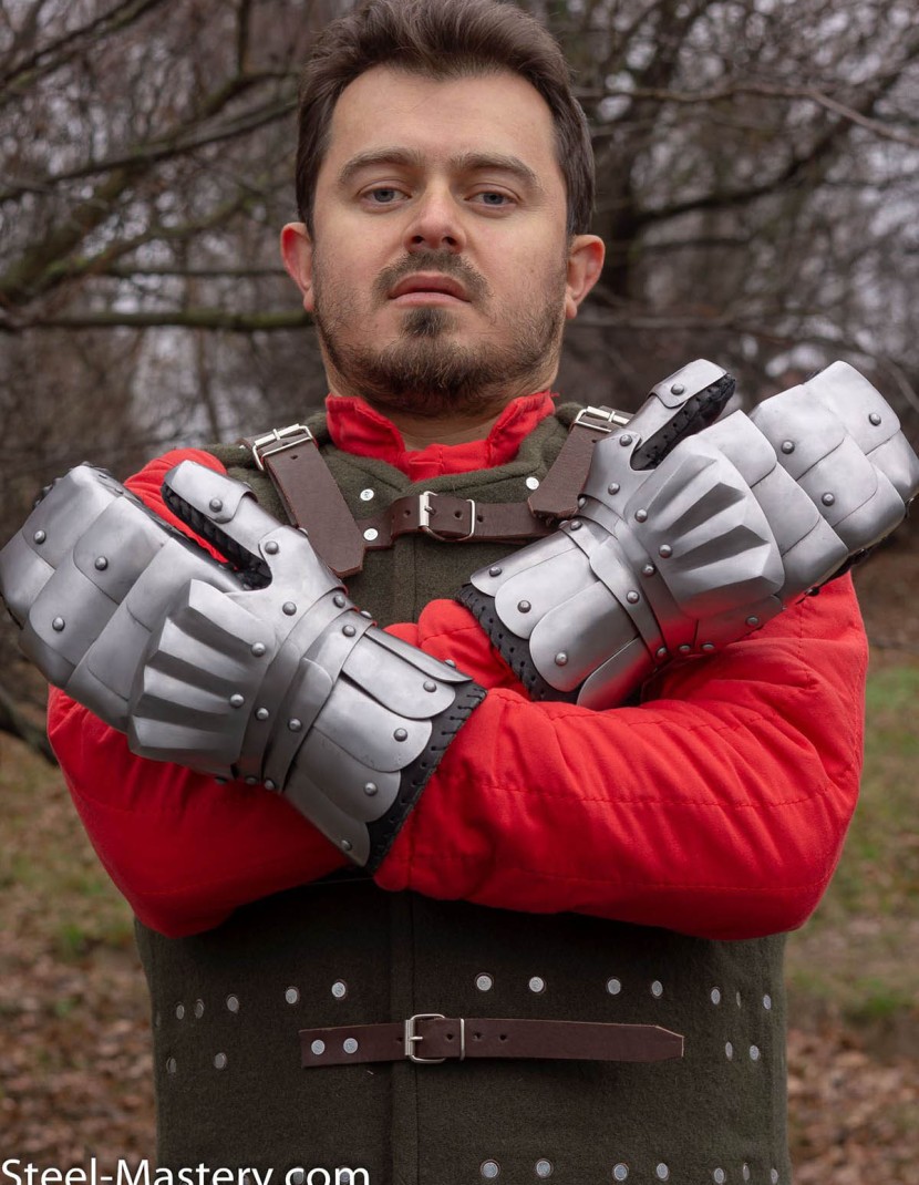 SCA STEEL GAUNTLETS photo made by Steel-mastery.com