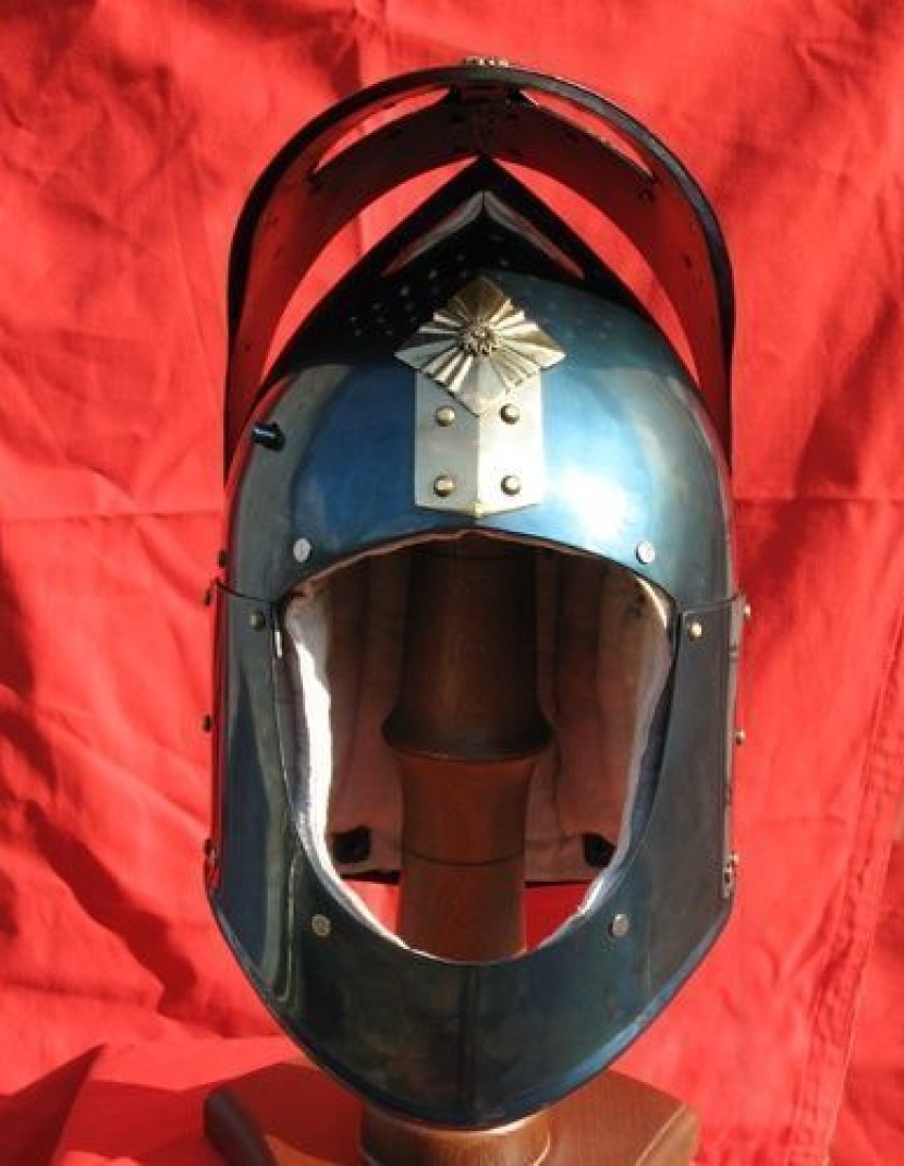 Blued sugarloaf helm photo made by Steel-mastery.com