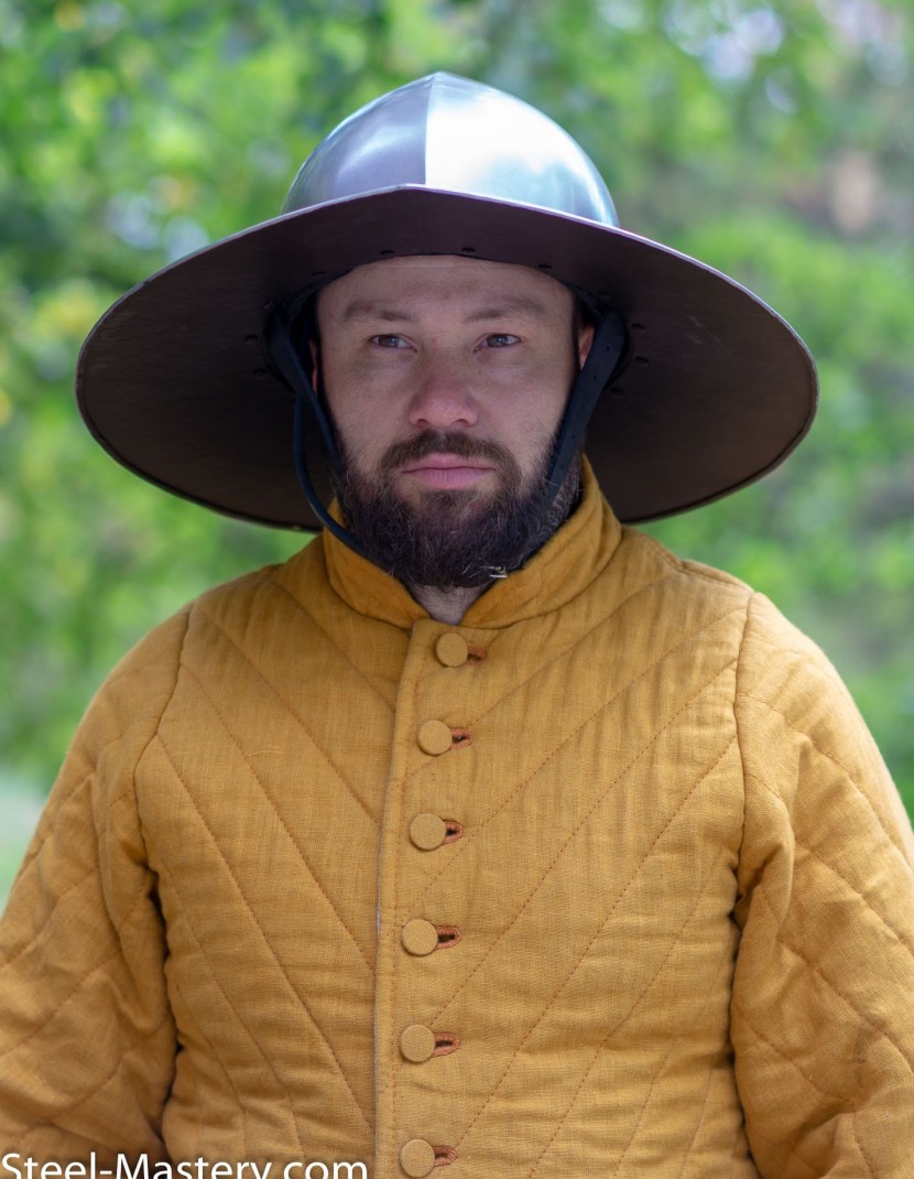 Chapel-de-fer helmet photo made by Steel-mastery.com