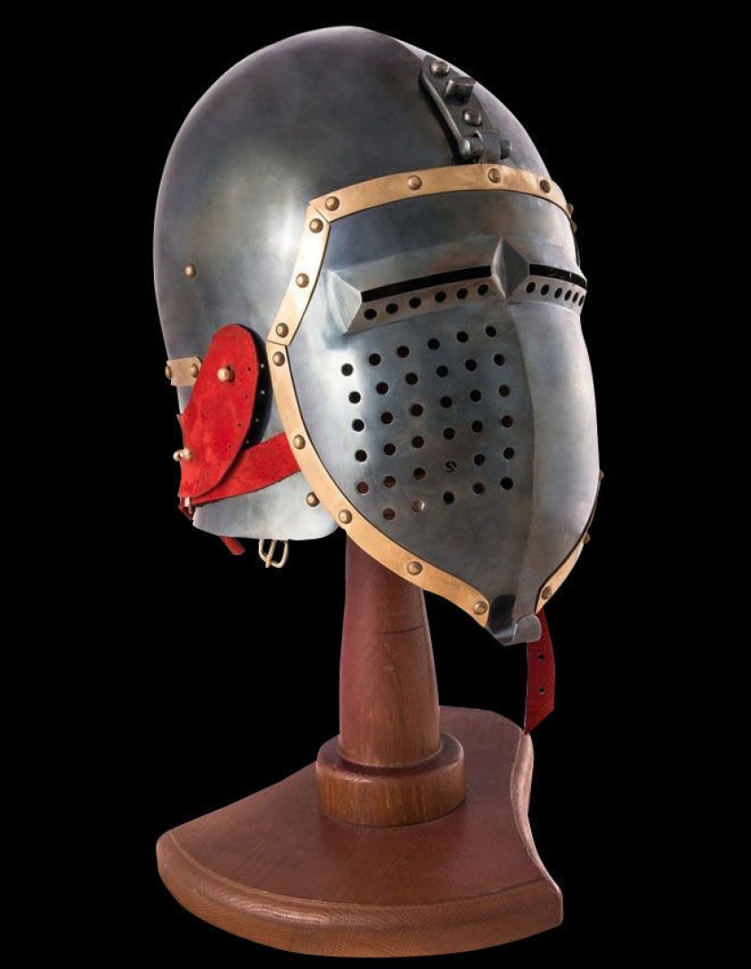 Bascinet with Klappvisor photo made by Steel-mastery.com