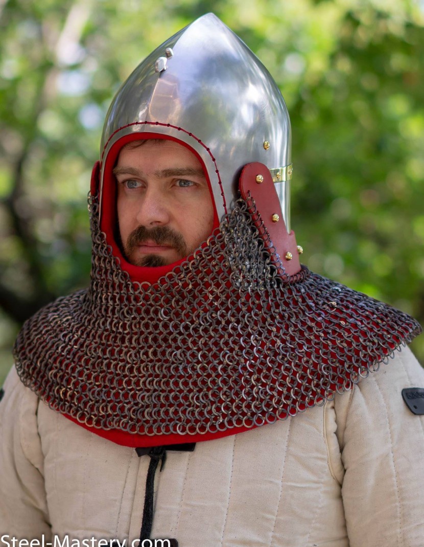 Bascinet with Klappvisor photo made by Steel-mastery.com