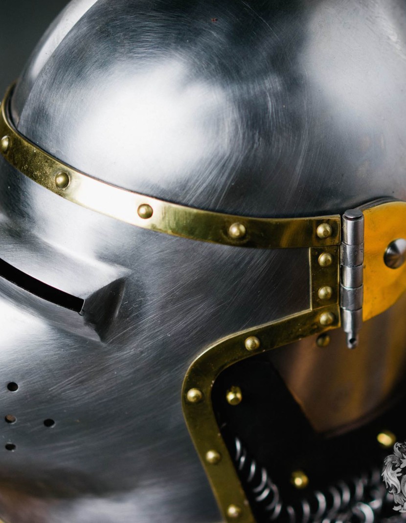 Bascinet hounskull  photo made by Steel-mastery.com