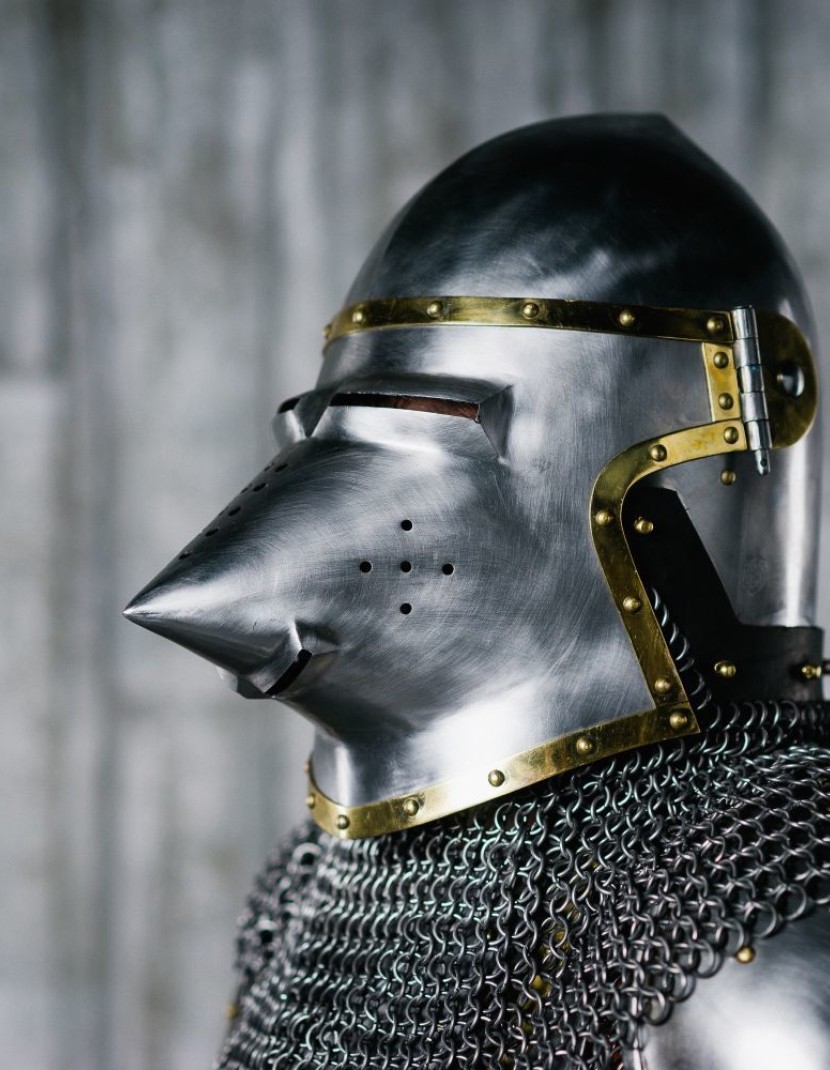 Bascinet hounskull  photo made by Steel-mastery.com