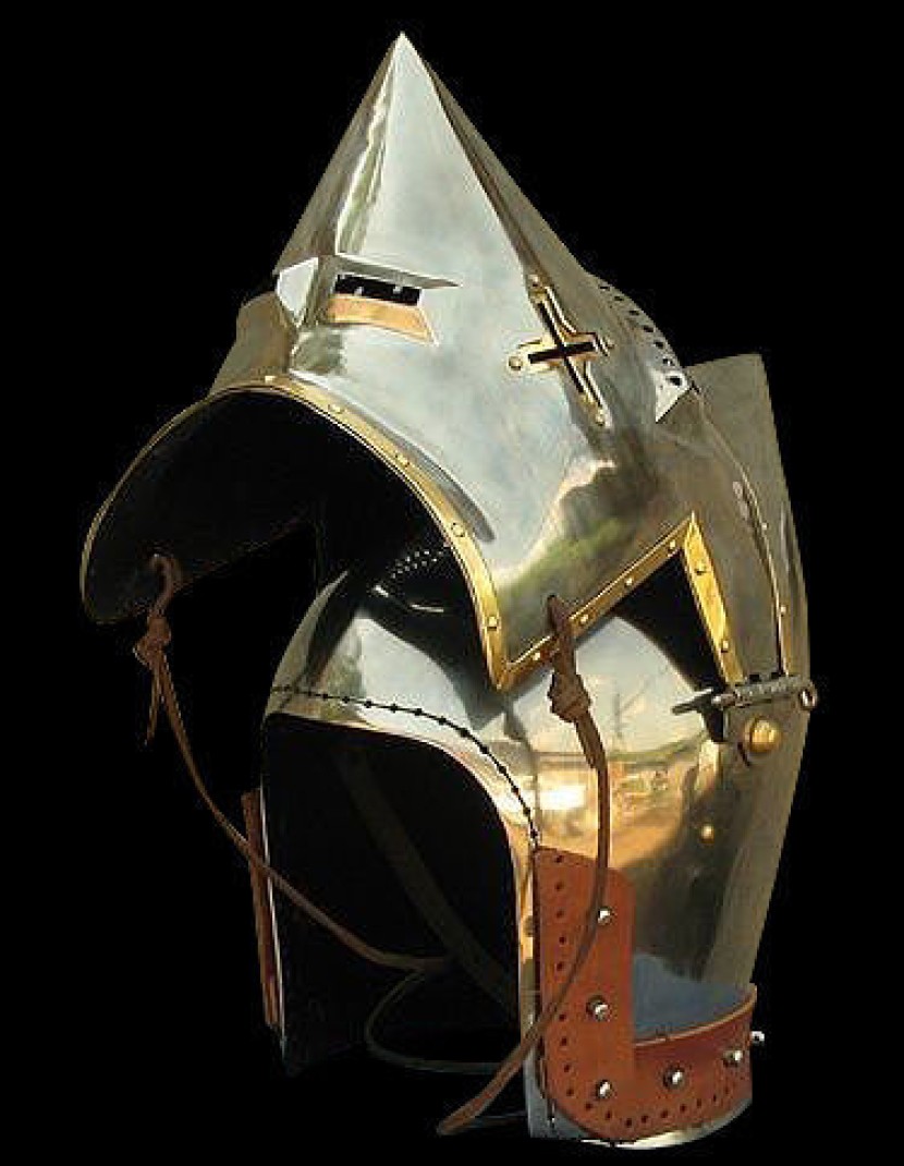 Italian bascinet 1390-1430 photo made by Steel-mastery.com
