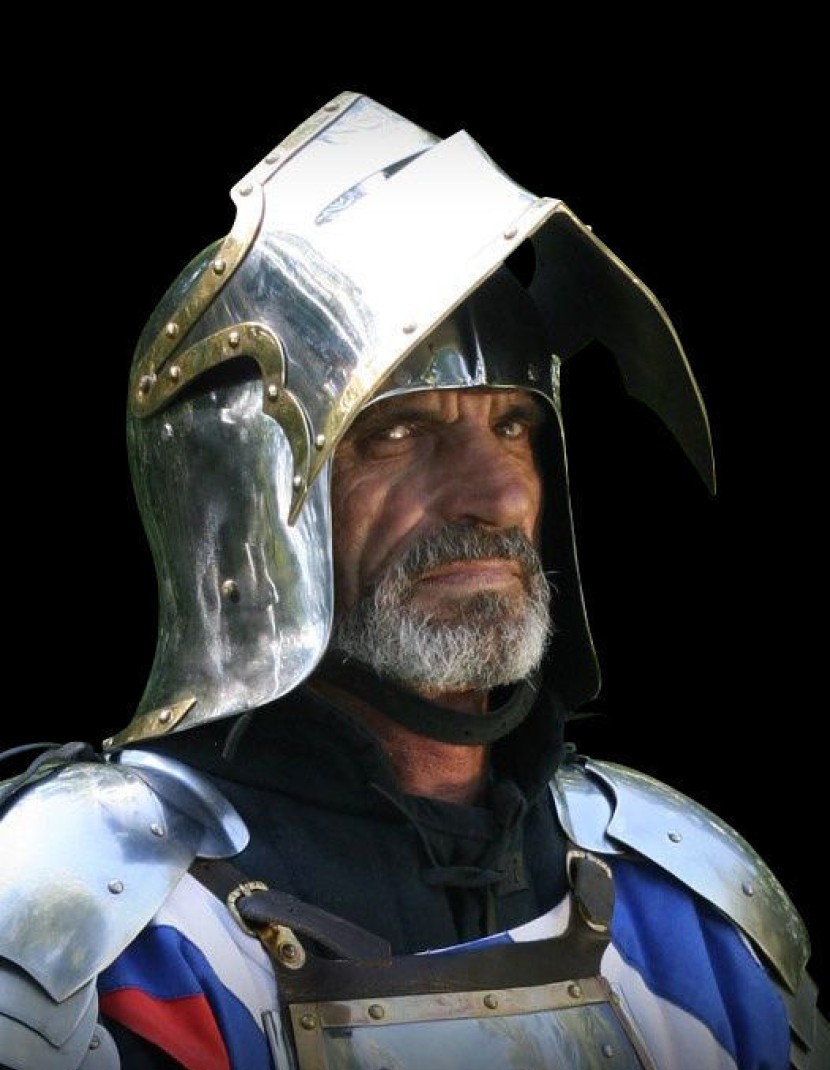 Italian Sallet with Visor - mid-15th century photo made by Steel-mastery.com