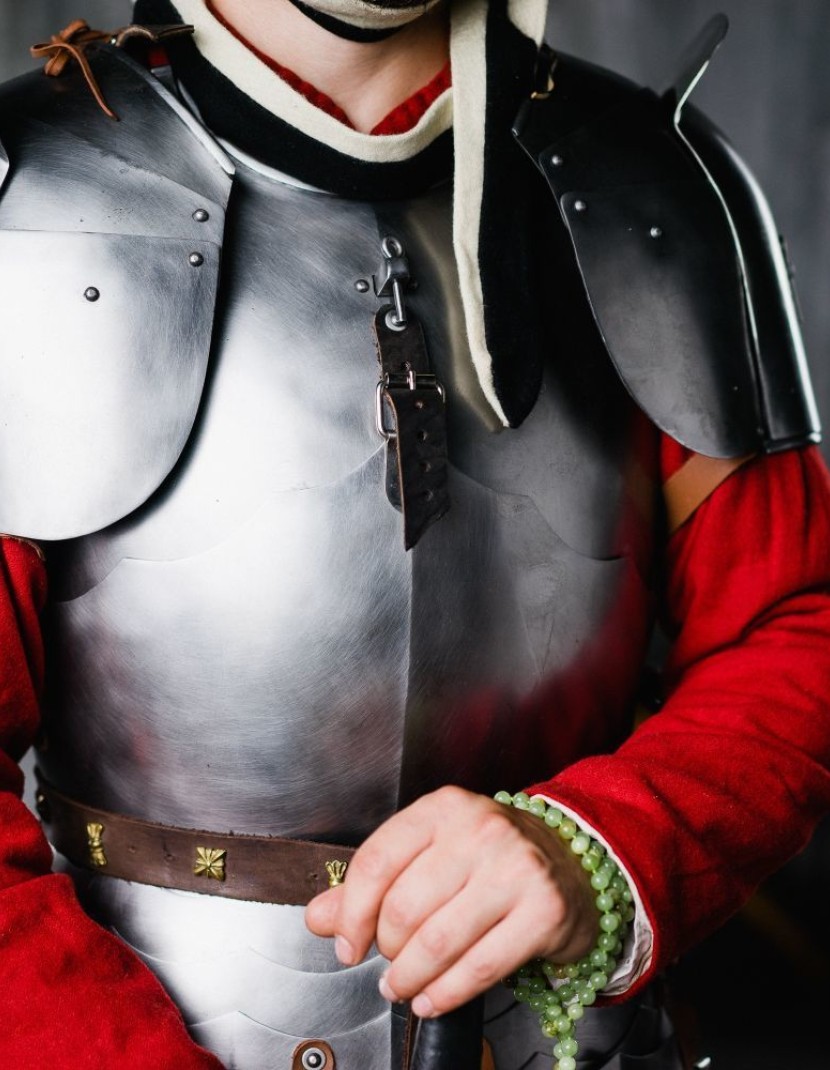 English pauldrons late 15th century photo made by Steel-mastery.com