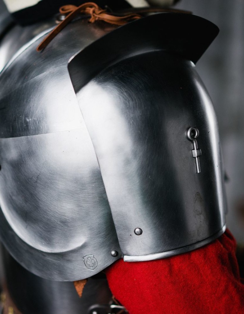 English pauldrons late 15th century photo made by Steel-mastery.com