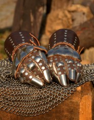 Visby brigandine gauntlets