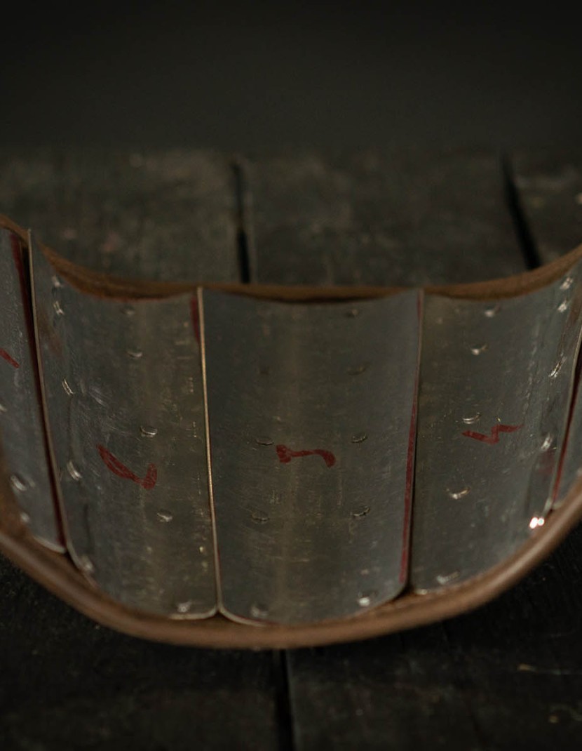 Leather brigantine kit in style of 14th century photo made by Steel-mastery.com