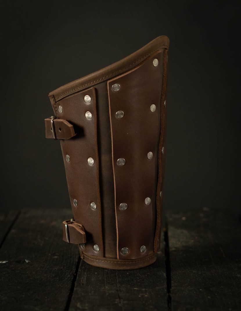 Leather brigantine kit in style of 14th century photo made by Steel-mastery.com