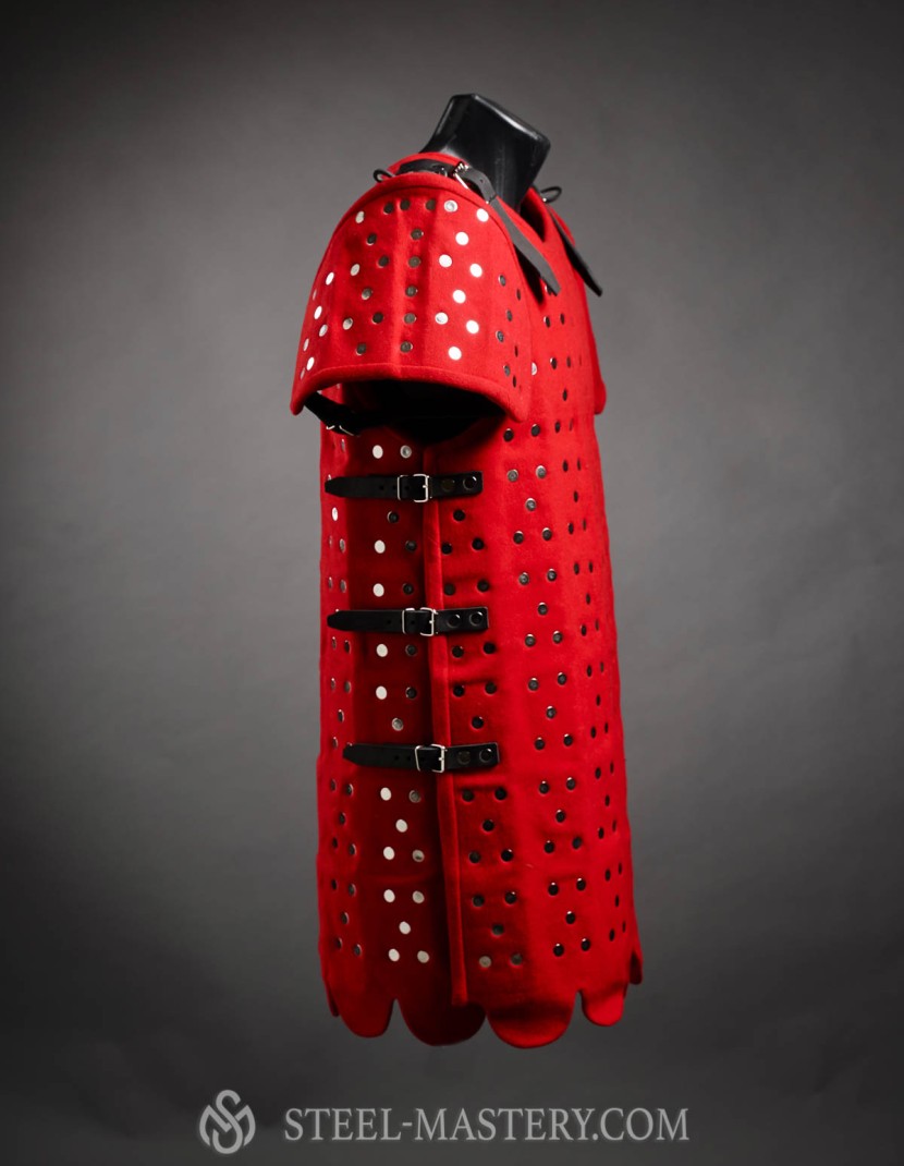 European brigandine with fastenings on the sides - 15-16th centuries photo made by Steel-mastery.com