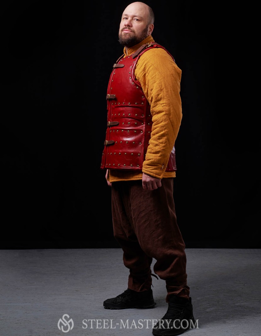 Large-plate brigandine photo made by Steel-mastery.com