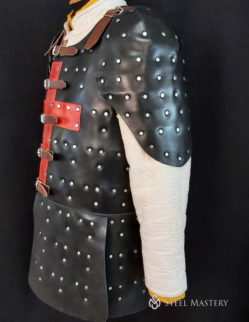 Leather brigandine of the early XV century photo made by Steel-mastery.com
