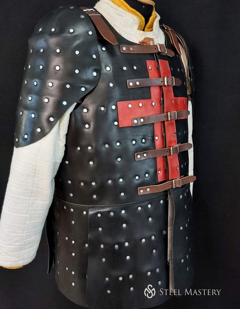Leather brigandine of the early XV century photo made by Steel-mastery.com