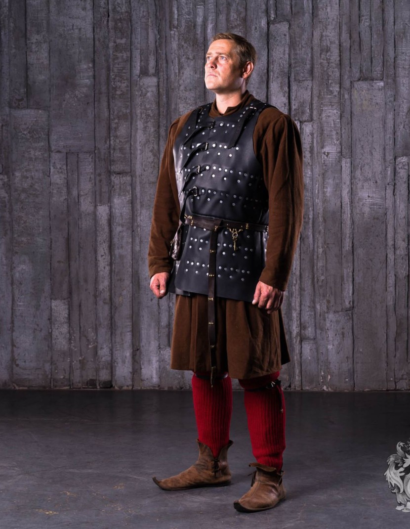 Leather brigandine of the early XV century photo made by Steel-mastery.com