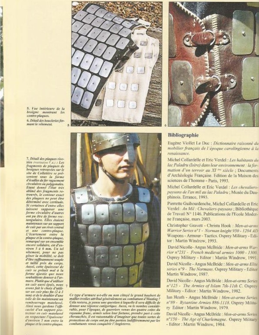 Brigandine of Norman Knights, 1040-1080 years photo made by Steel-mastery.com