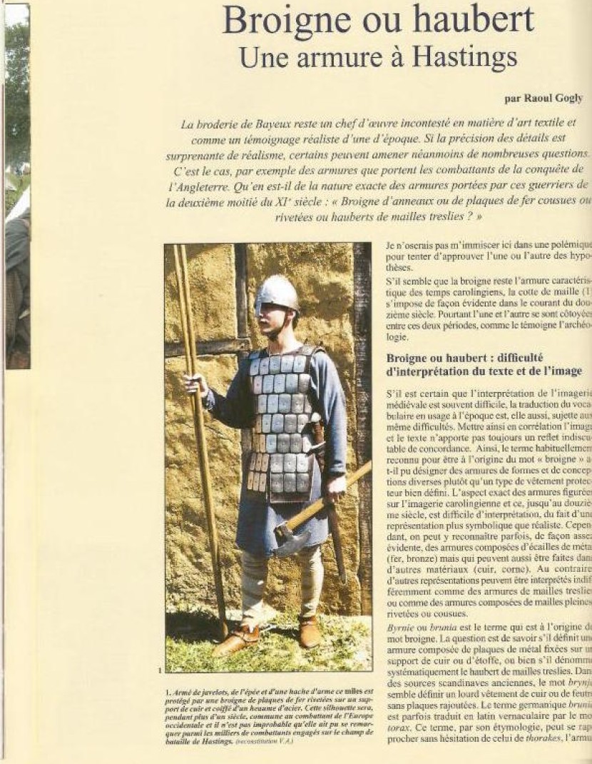 Brigandine of Norman Knights, 1040-1080 years photo made by Steel-mastery.com