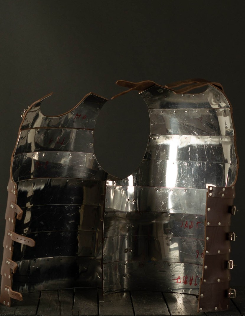 Leather brigandine in style of 14th century photo made by Steel-mastery.com