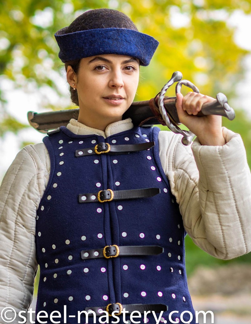 Women’s  brigandine XIV-XV centuries photo made by Steel-mastery.com