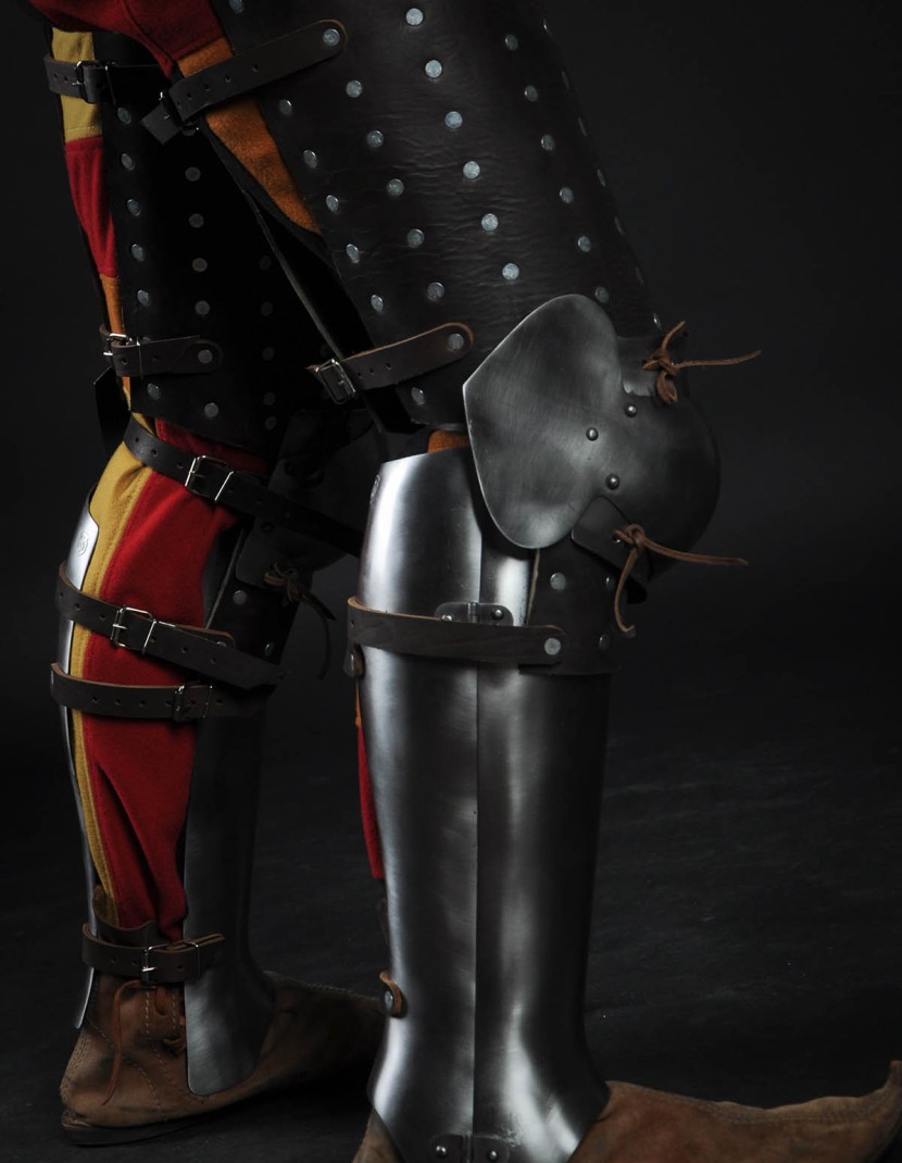 Brigandine leg protection 3/4 photo made by Steel-mastery.com