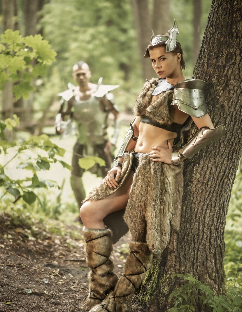Warrior lady princess of battle fantasy set photo made by Steel-mastery.com