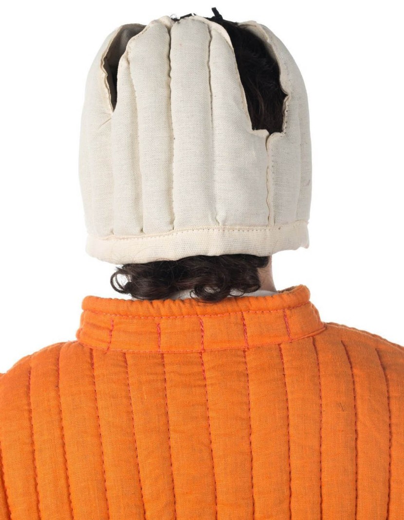 Liner for bascinet and barbute photo made by Steel-mastery.com