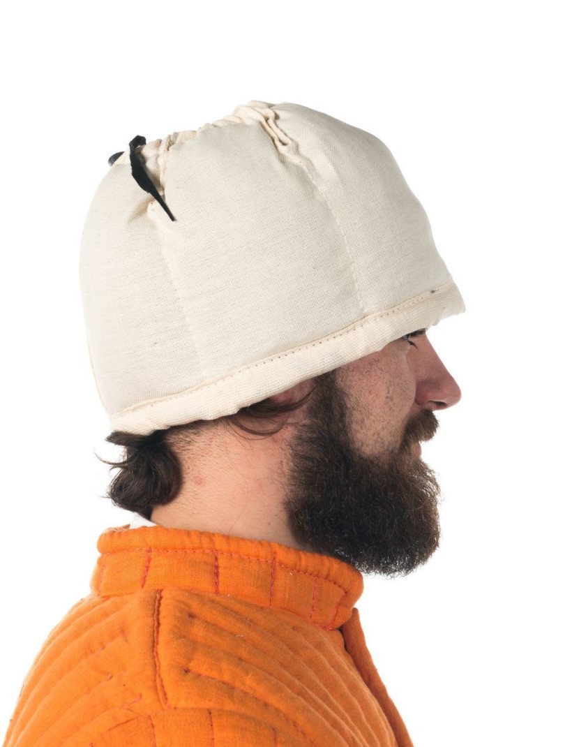 Liner for sallets, norman and conical types helmet photo made by Steel-mastery.com