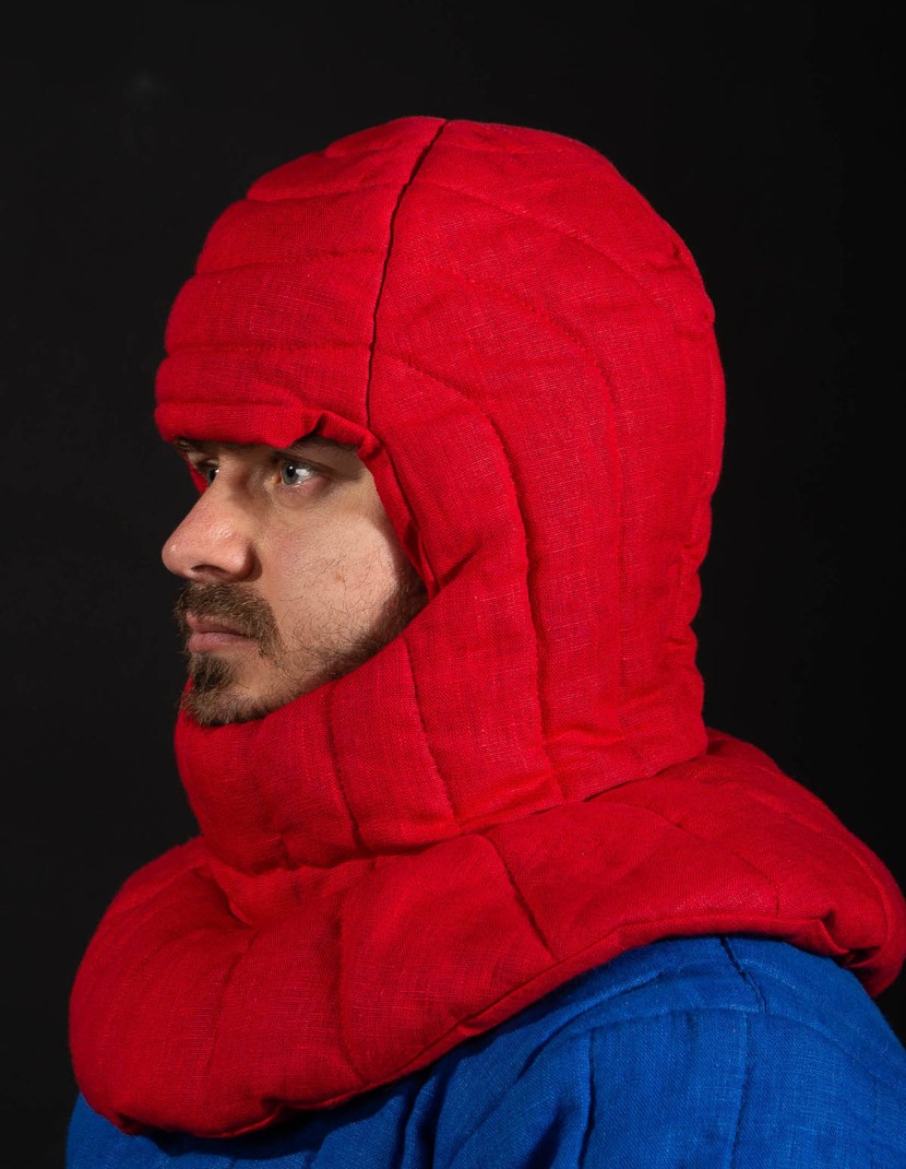 Padded Medieval coif photo made by Steel-mastery.com