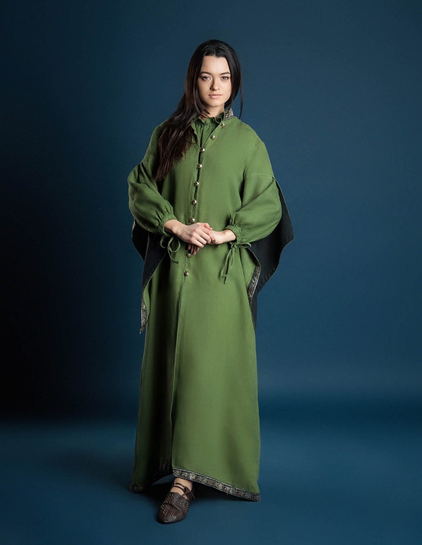 Long coat with wide sleeves  photo made by Steel-mastery.com