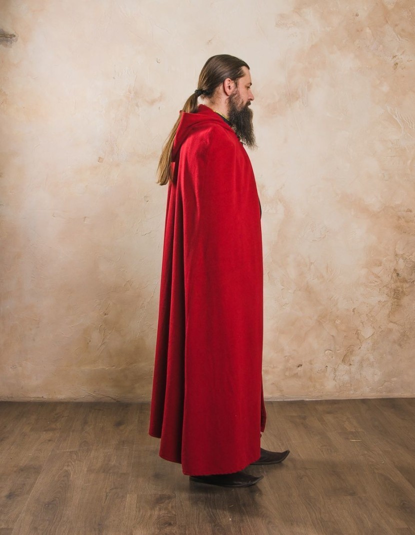 Medieval cloak with hood photo made by Steel-mastery.com