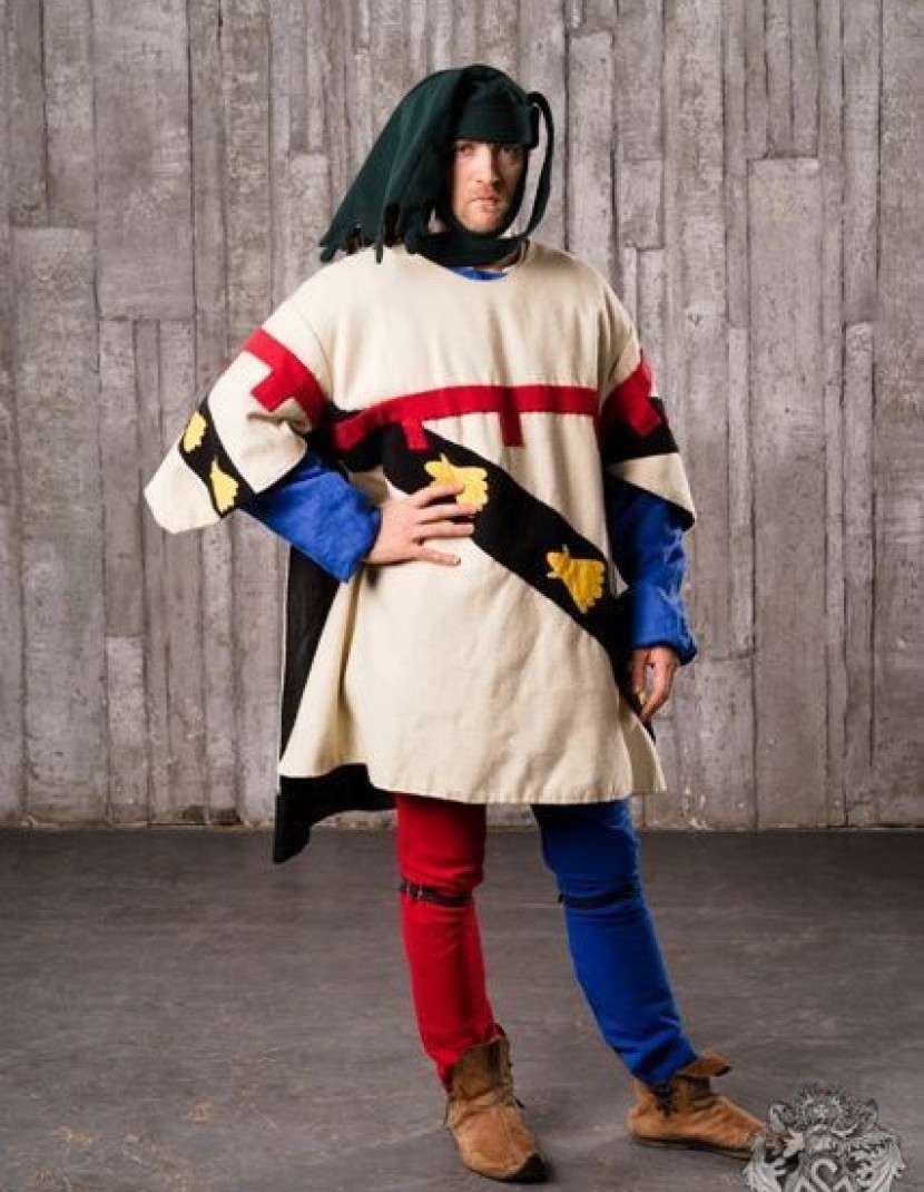 Coat of arms (tabard) with your emblem photo made by Steel-mastery.com