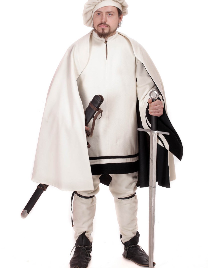 Costume of knight, XIV century photo made by Steel-mastery.com