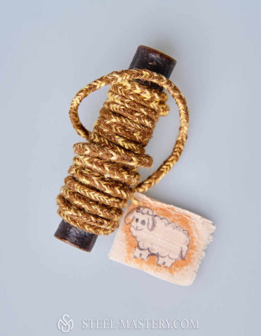 Light-brown lacing cord photo made by Steel-mastery.com