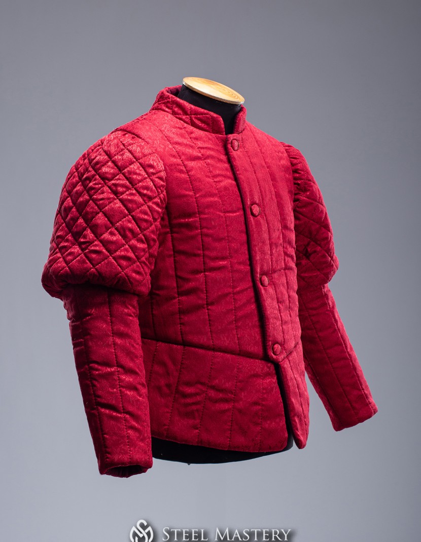 Jacquard Renaissance quilted doublet photo made by Steel-mastery.com