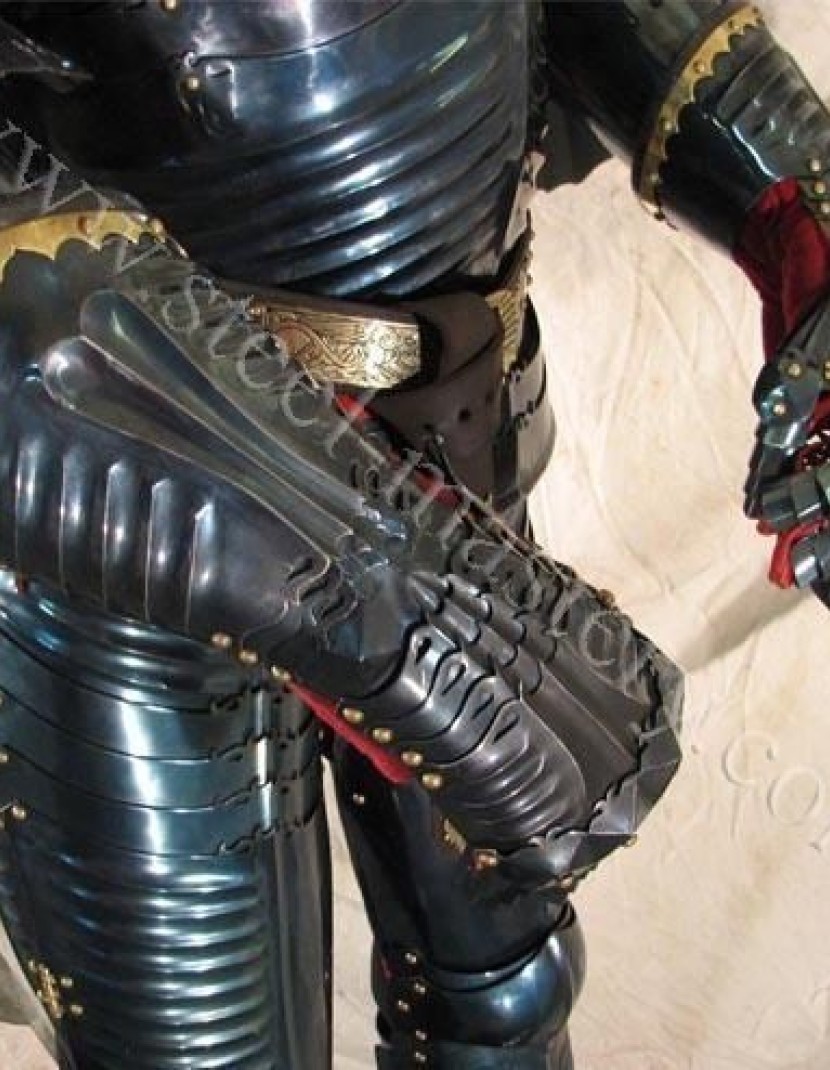 German full plate armour for interior or non-battle actions, 15th century photo made by Steel-mastery.com