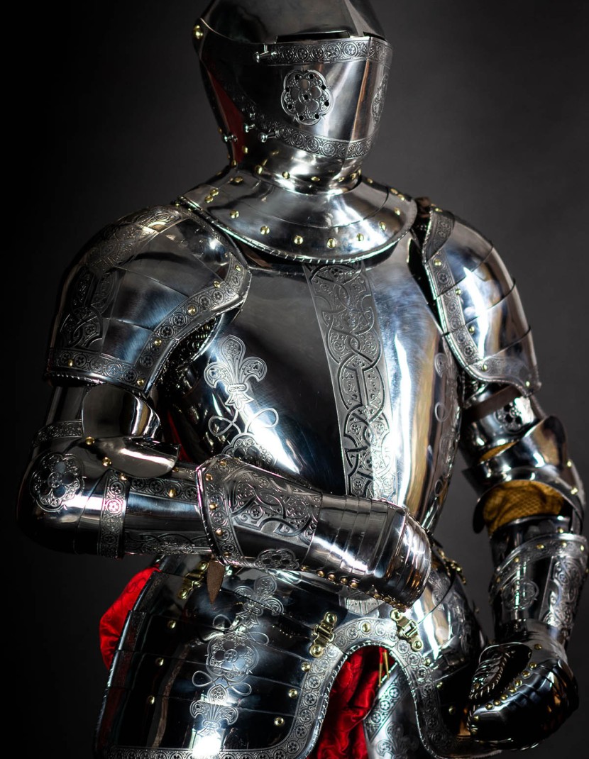 Full Plate Armor (Garniture) of George Clifford, Third Earl of Cumberland, end of XVI century (1590-1592)  photo made by Steel-mastery.com