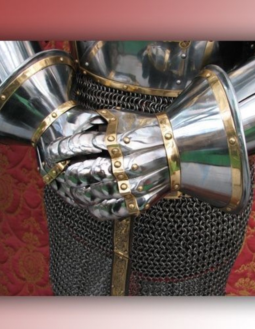 Full plate armour in Churburg style - 14th century photo made by Steel-mastery.com
