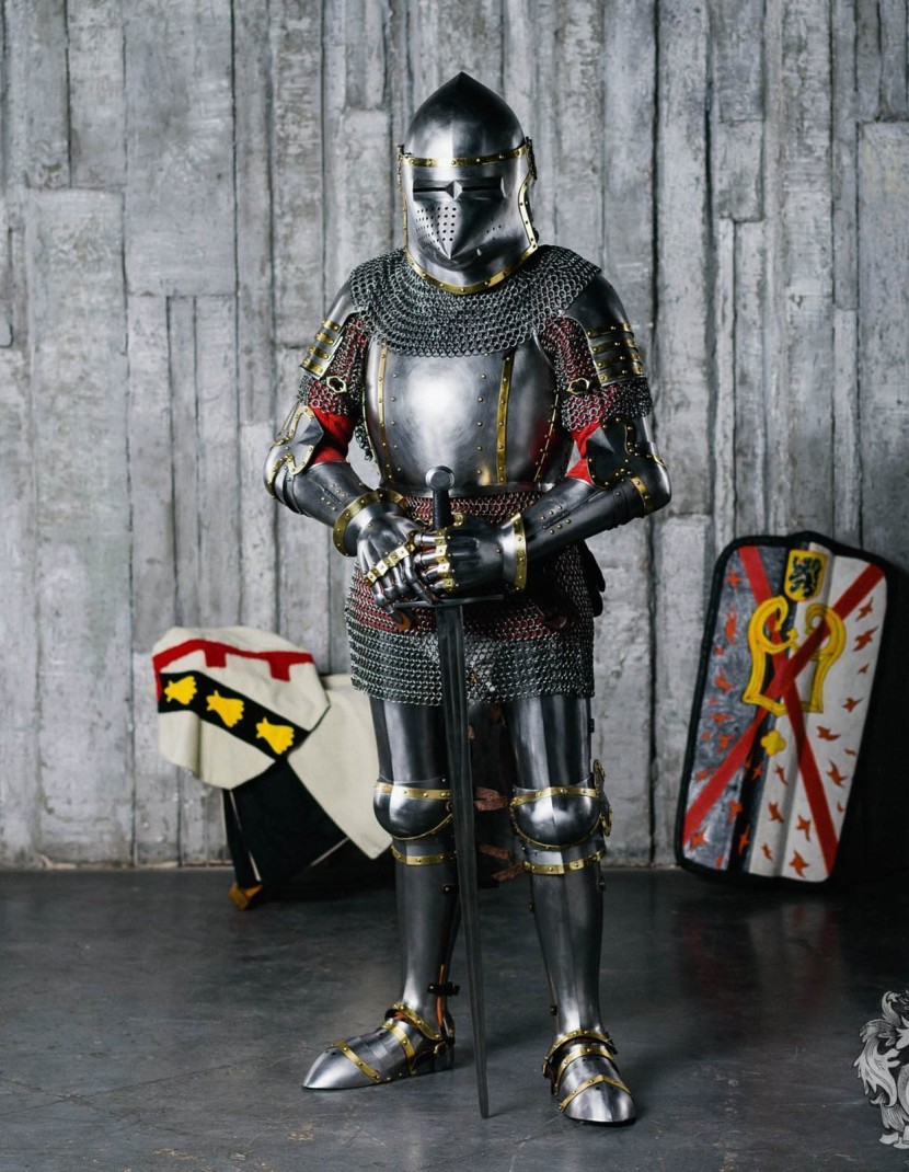 Armour of the XIV century in Churburg style photo made by Steel-mastery.com