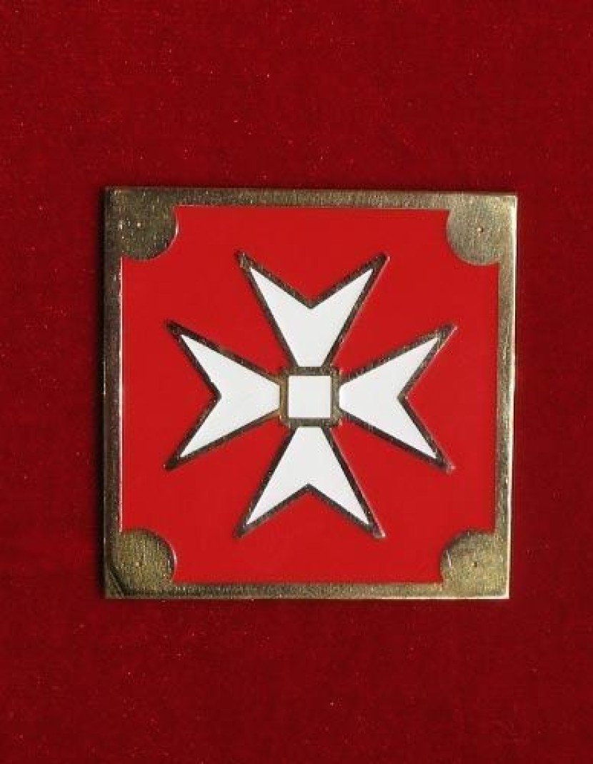 Brass Belt plate with cross pattern 2 photo made by Steel-mastery.com