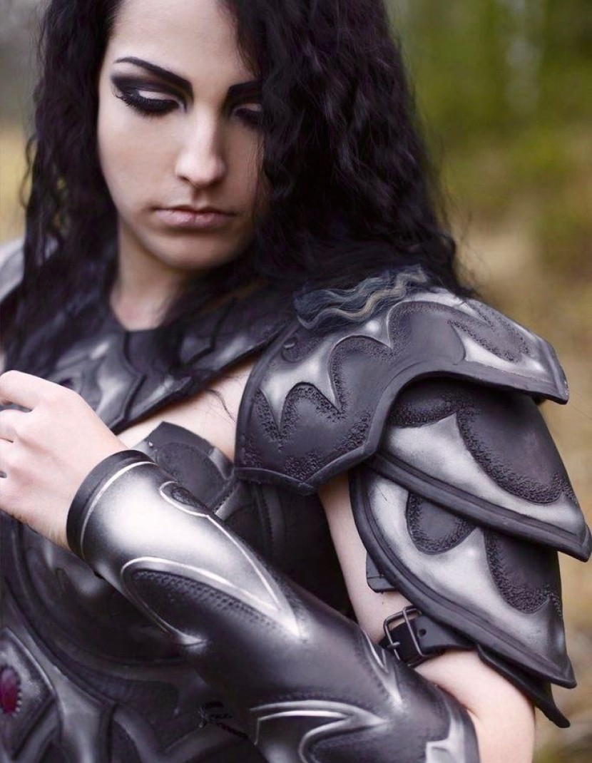 Spaulders, part of female fantasy armour photo made by Steel-mastery.com