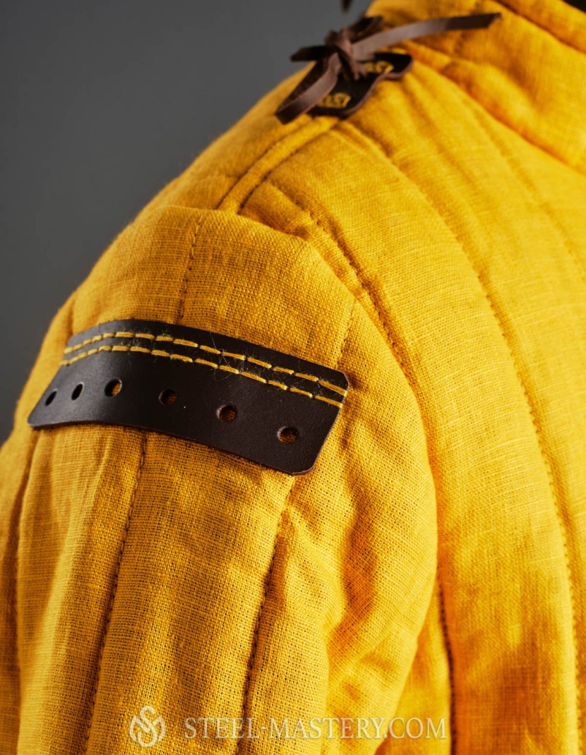 European gambeson front closed photo made by Steel-mastery.com