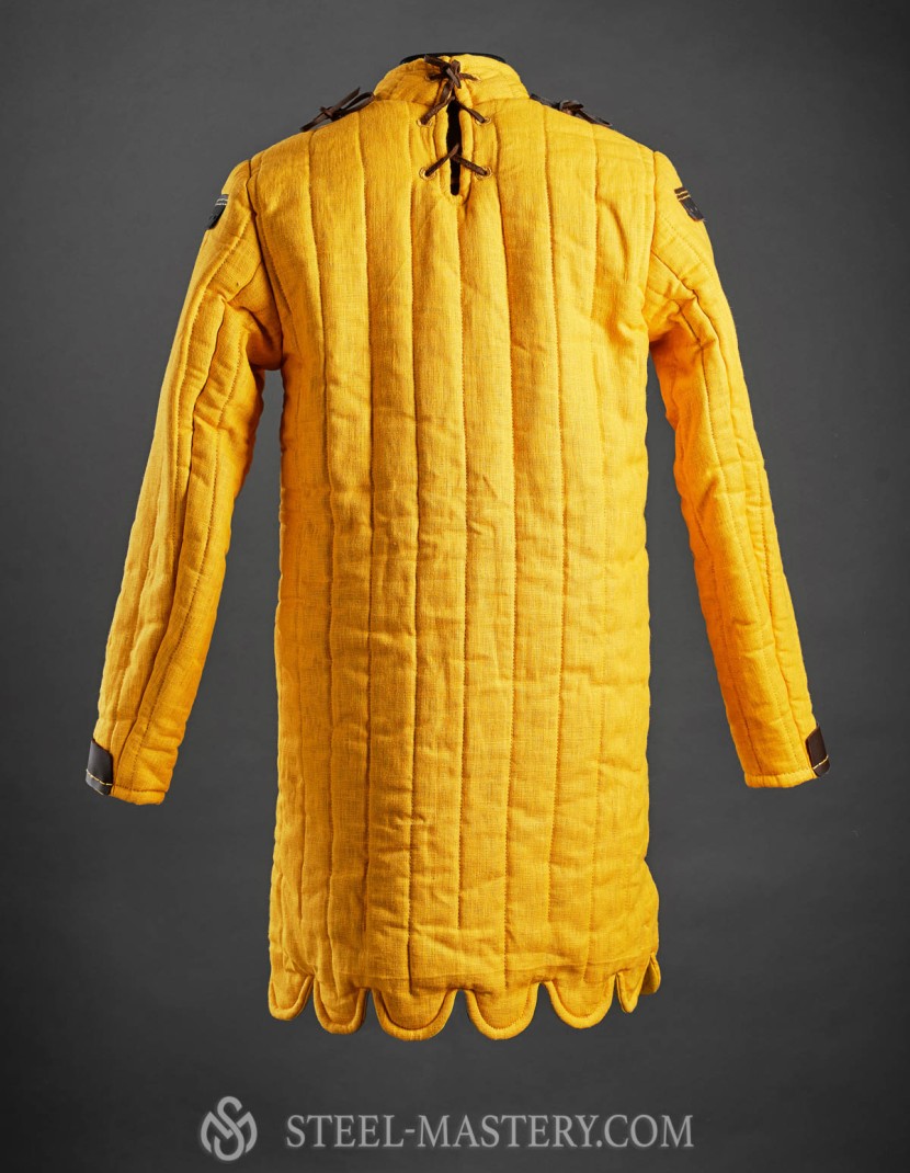 European gambeson front closed photo made by Steel-mastery.com