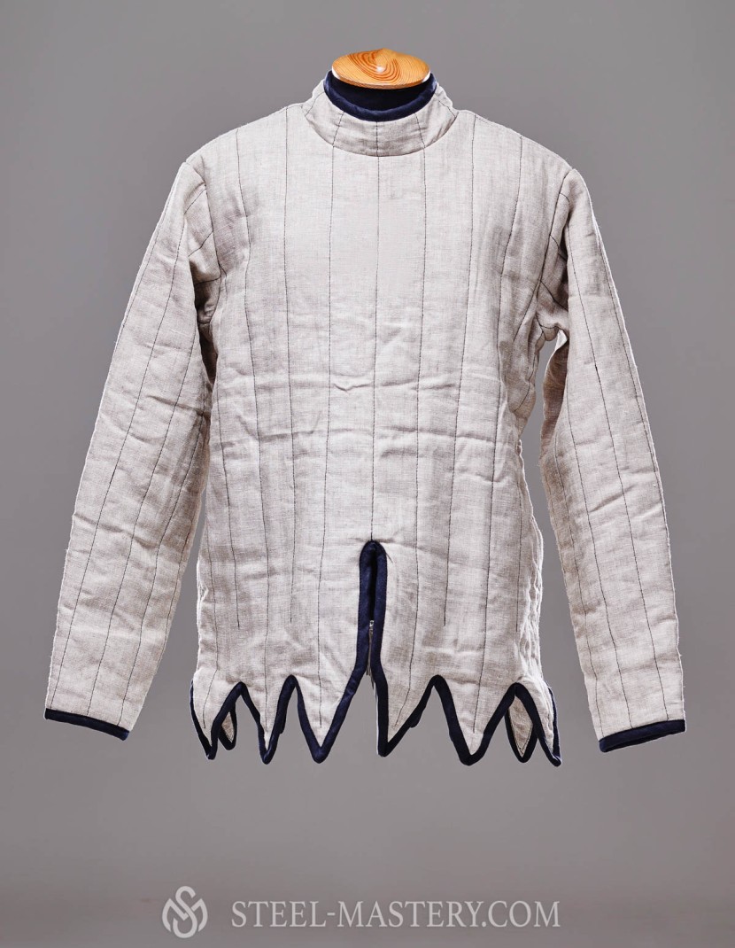 European gambeson front closed photo made by Steel-mastery.com