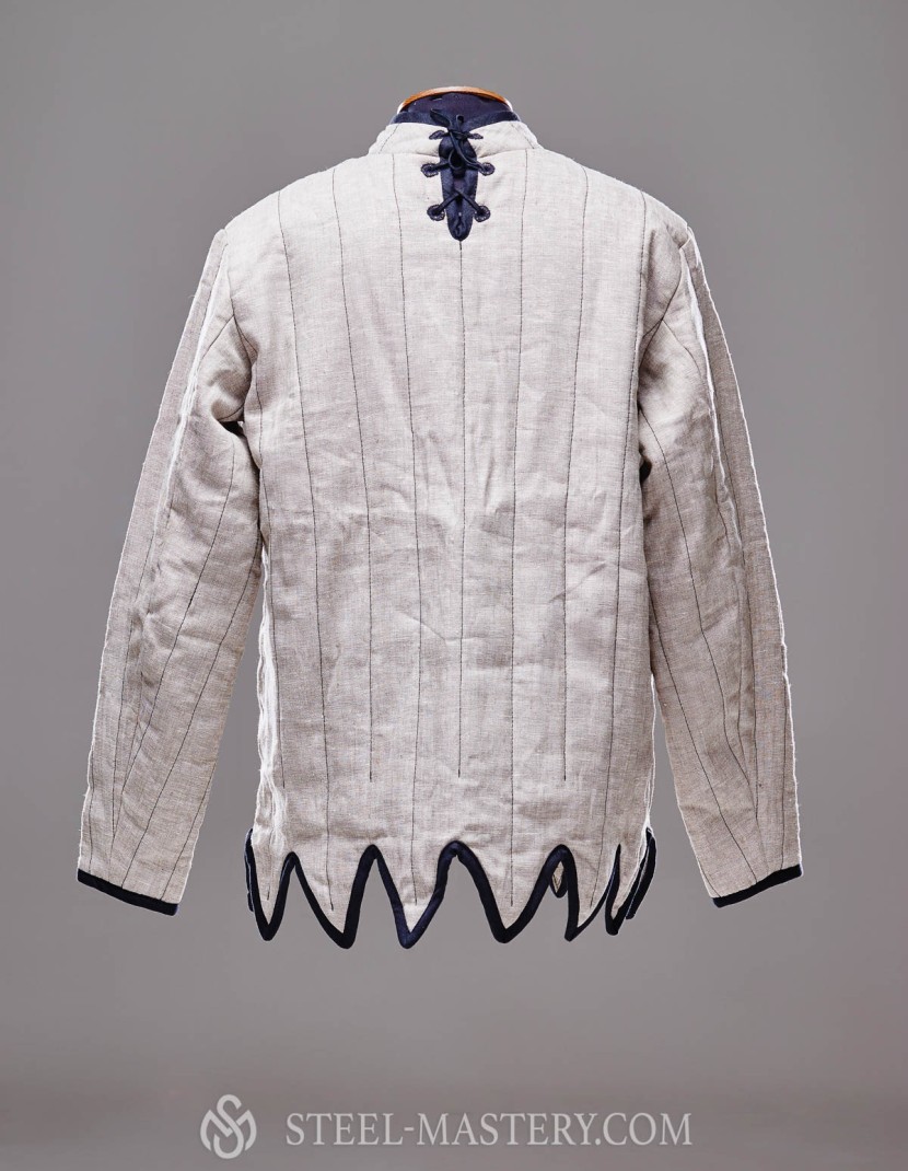 European gambeson front closed photo made by Steel-mastery.com