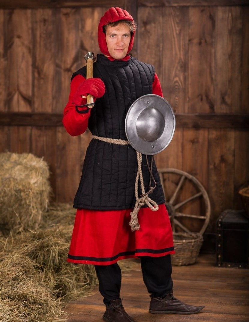 Sleeveless gambeson of XII-XIII centuries photo made by Steel-mastery.com