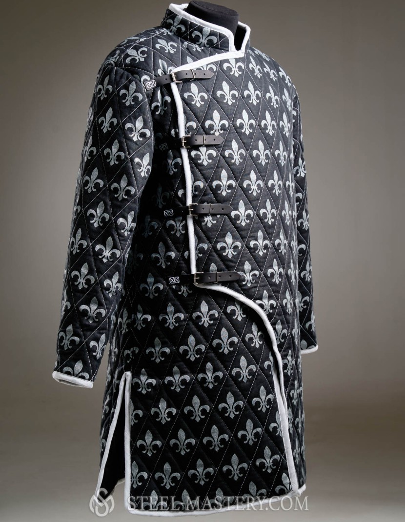 HEMA style gambeson with diamond stitching photo made by Steel-mastery.com